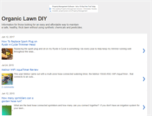 Tablet Screenshot of organiclawndiy.com